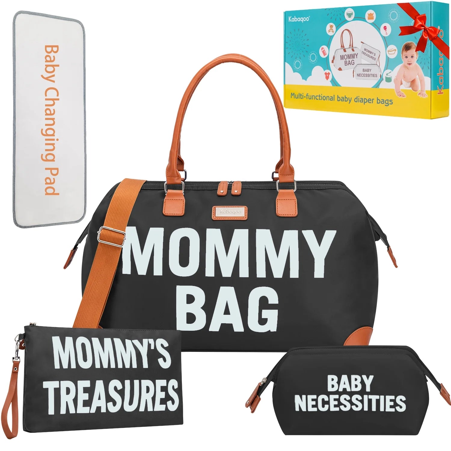 Mommy Hospital Bag with 2 Organizing Pouches